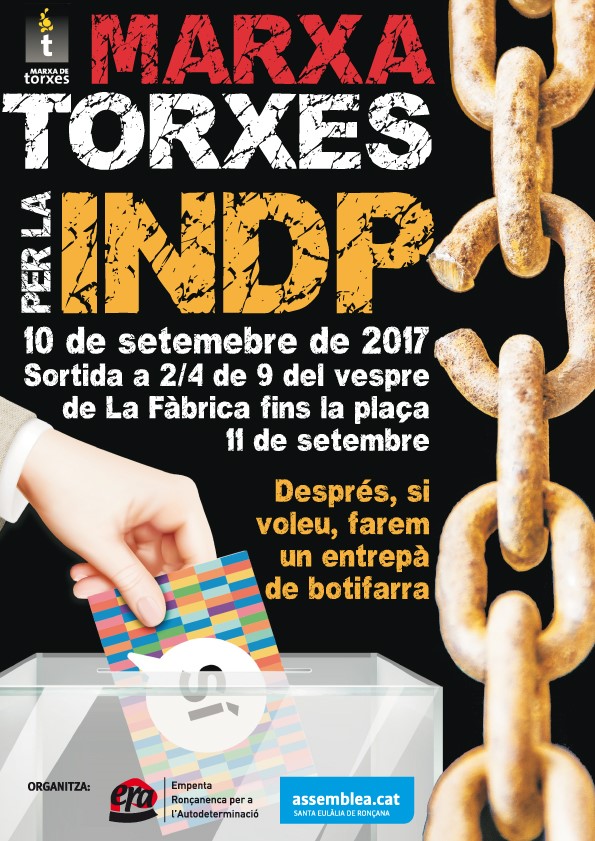 Marxa torxes Independència 2017