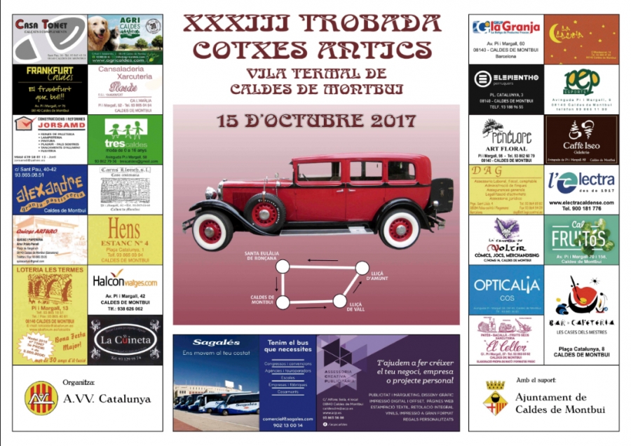 XXXIII Trobada de cotxes antics 2017
