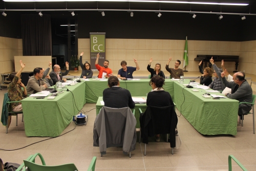 Un moment del ple ordinari d'aquest passat dijous