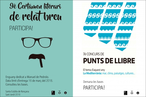 9è Certamen literari de relat breu i 7è Concurs de punts de llibre