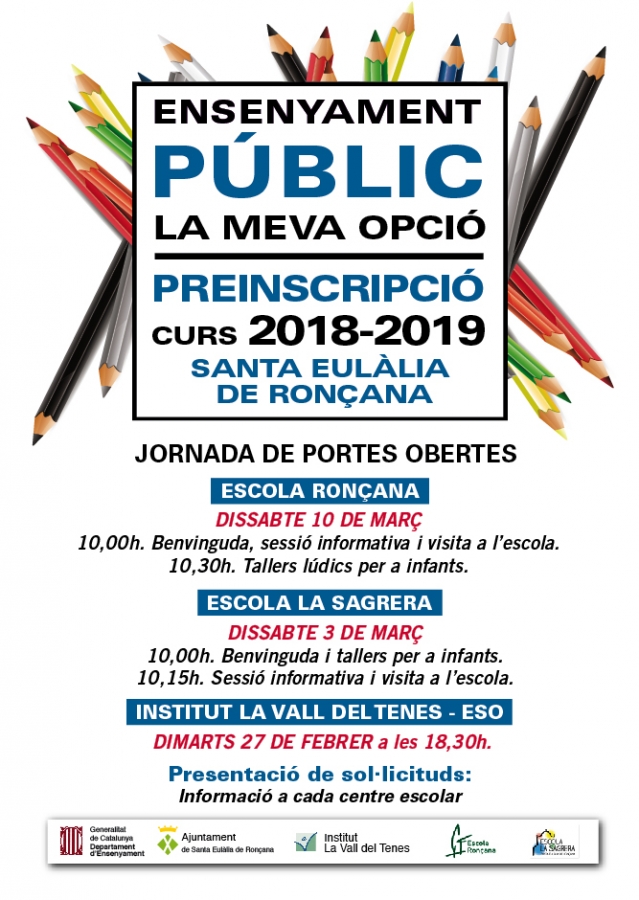 Preinscripció 2018-2019
