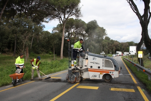 Obres camí de vianants Santa Eulàlia - Lliçà d'Amunt