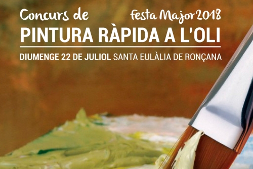 Concurs de pintura ràpida a l'oli 2018