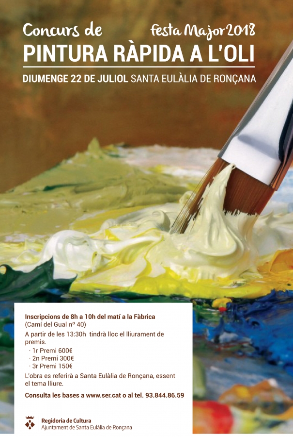 Concurs de pintura ràpida a l'oli 2018