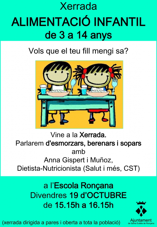 Xerrada alimentació infantil