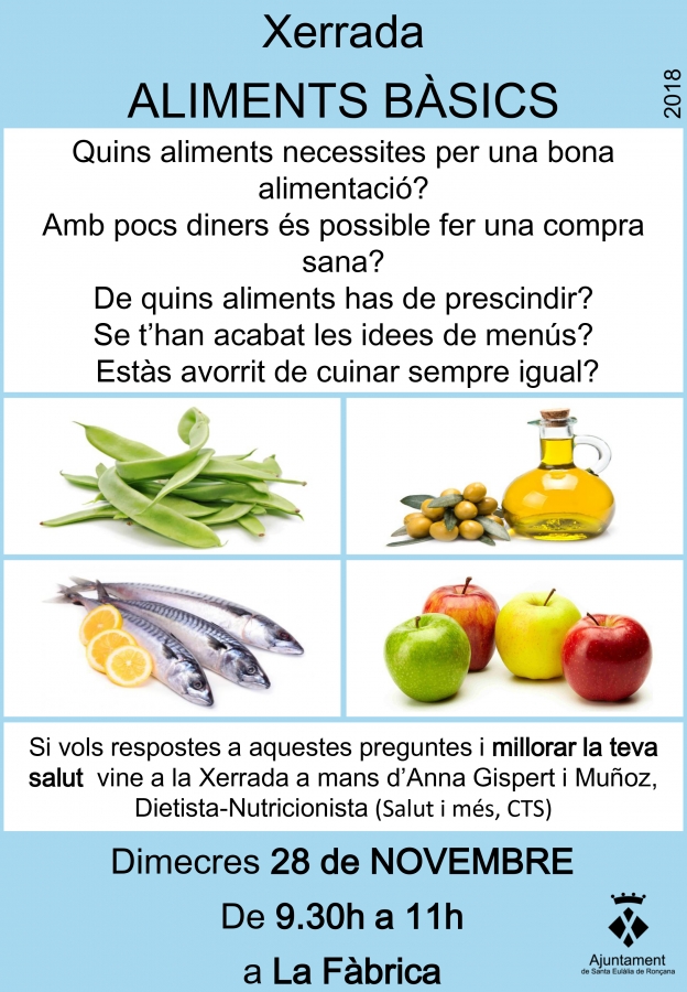 Xerrada aliments bàsics