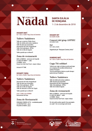 Programa Fira de Nadal 2018