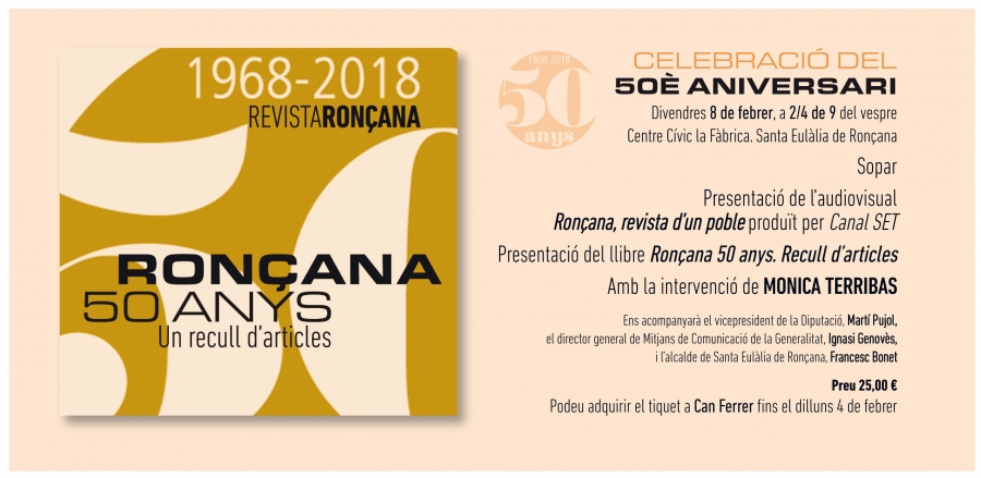 Revista Ronçana 50 anys