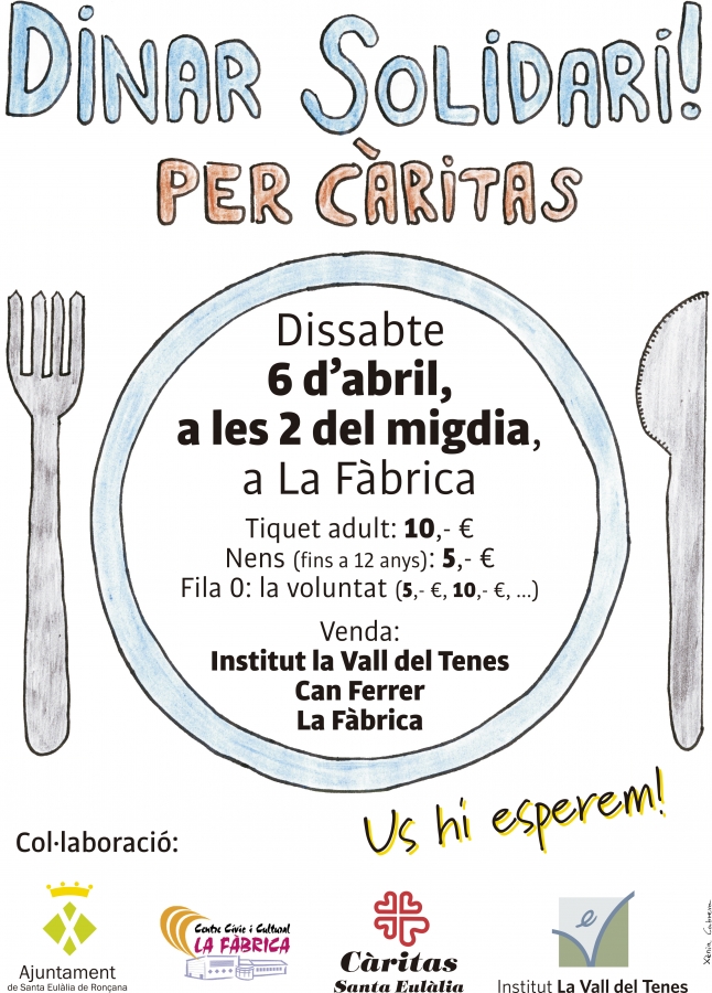 Dinar solidari per Càritas