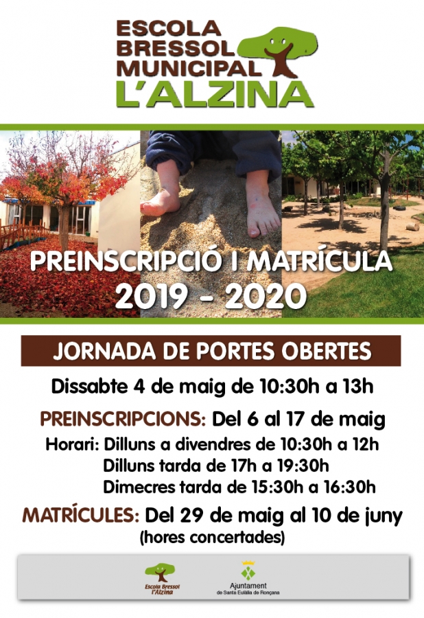 Jornada portes obertes Alzina 2019-2020