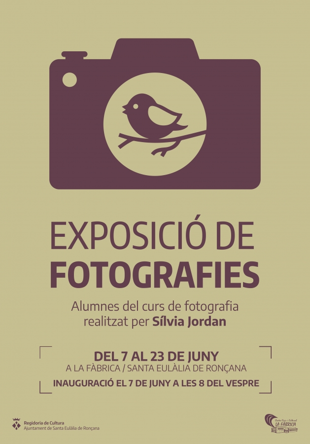 Exposició fotogràfica curs La Fàbrica 2019