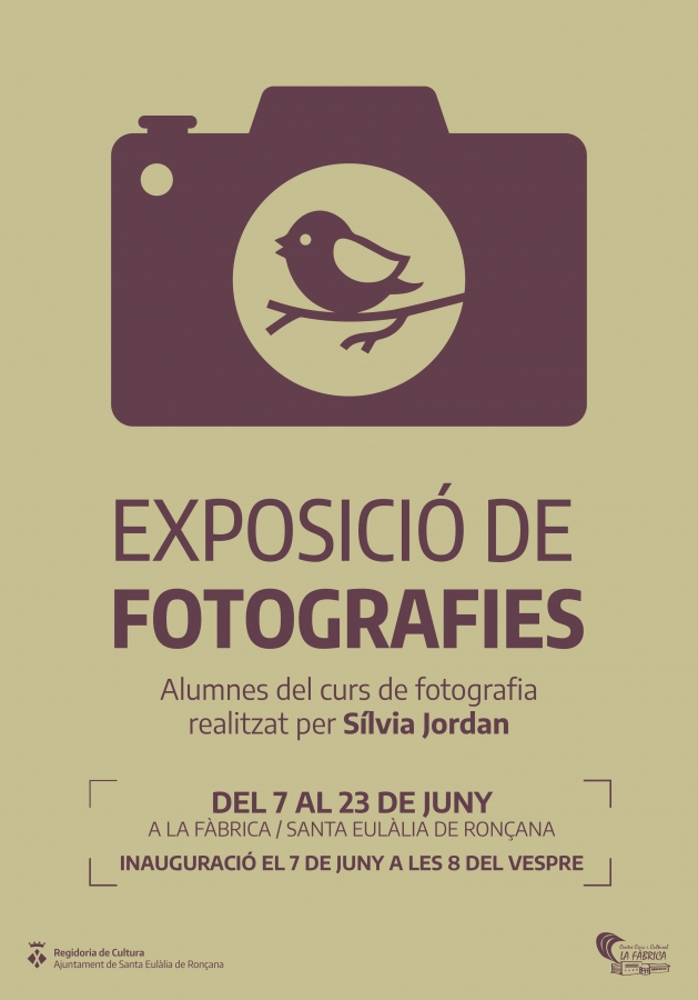 Exposició fotogràfica curs La Fàbrica 2019