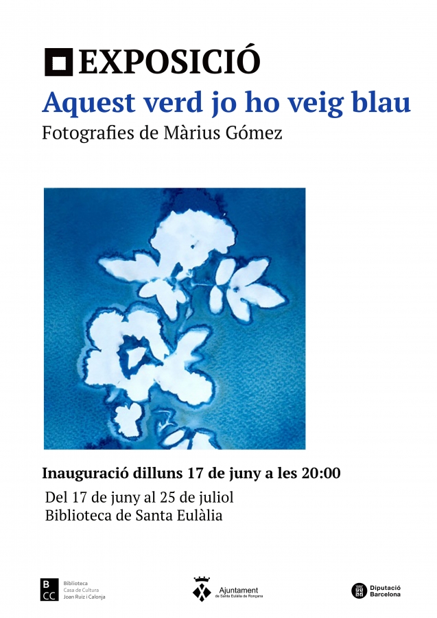 Aquest verd jo ho veig blau