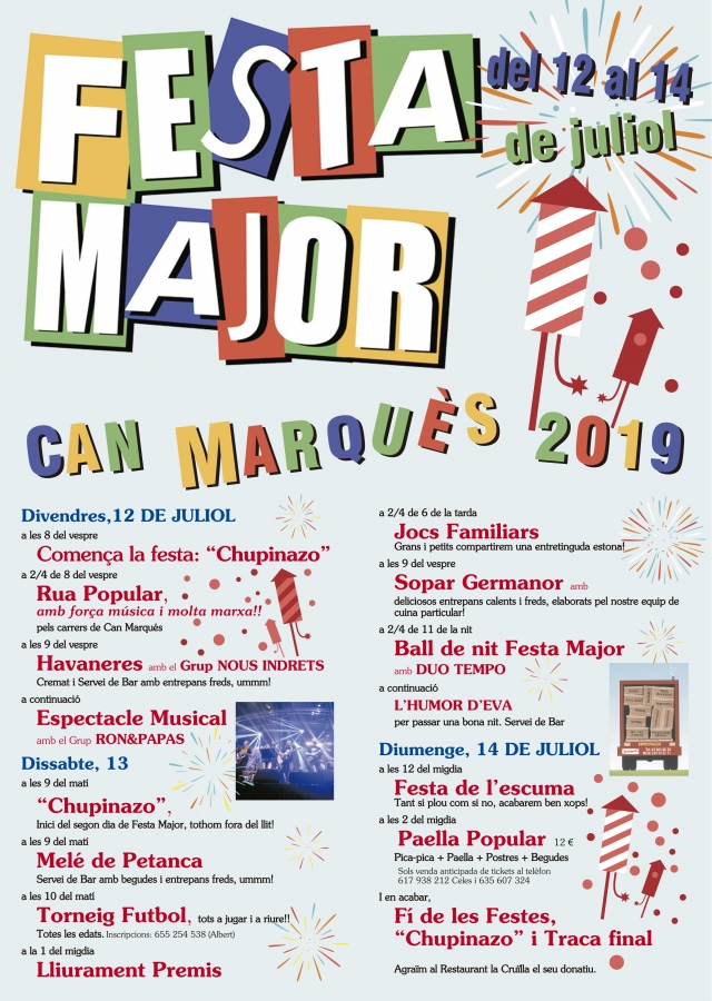 Festa Major Can Marquès 2019