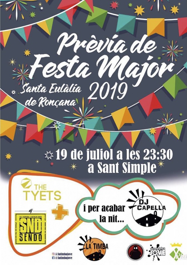 Prèvia de Festa Major 2019