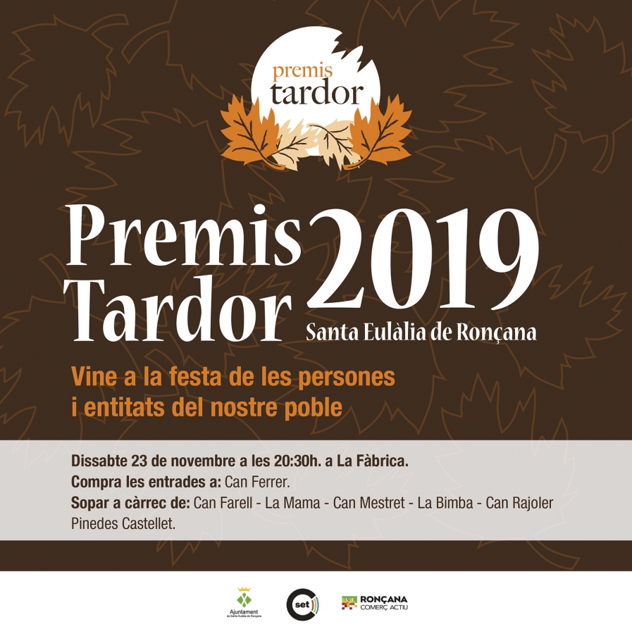 Premis Tardor 2019