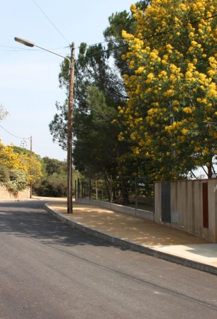 El carrer Farigola després de fer-hi millores