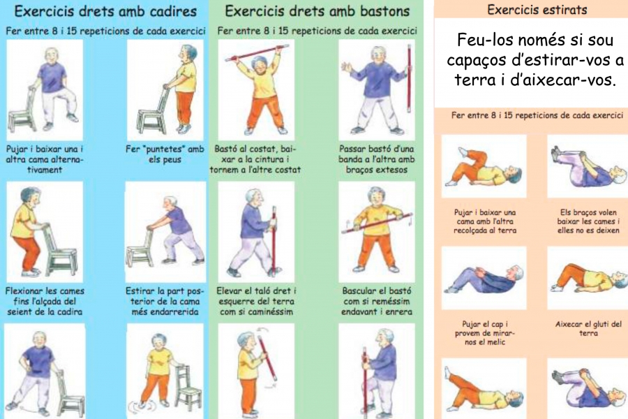 Exercicis gent gran