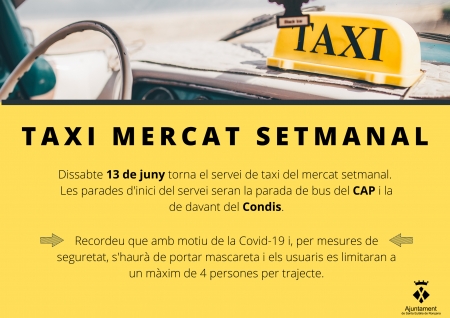 Taxi Mercat Setmanal