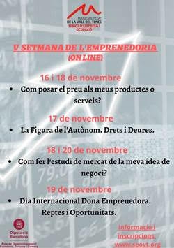 V Setmana de l'Emprenedoria