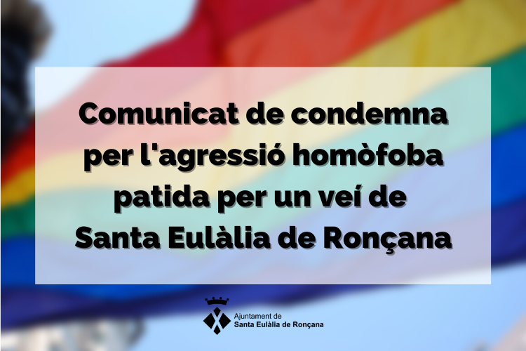 Comunicat de condemna per agressió homòfoba