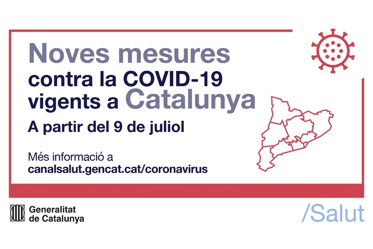 Mesures Covid 9 de juliol de 2021