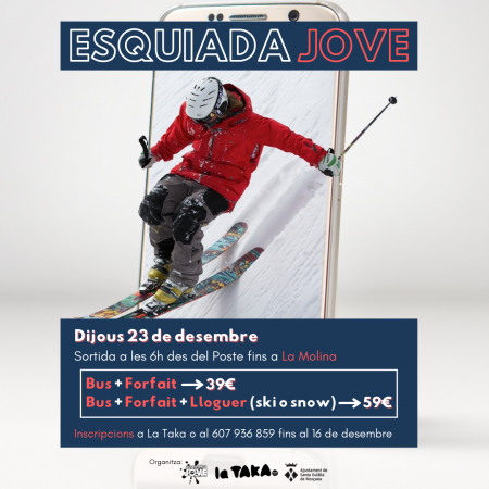 Esquiada jove