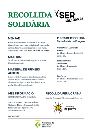 Recollida solidària Ucraïna