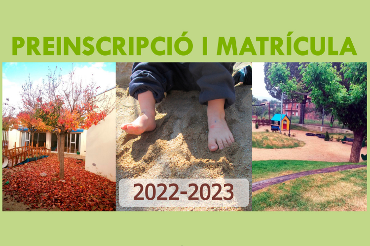 Preinscripció i matrícula 2022-23 notícia