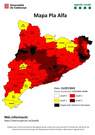 Mapa pla alfa 21 de juliol 2022