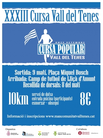 XXXIII CURSA POPULAR DE LA VALL DEL TENES