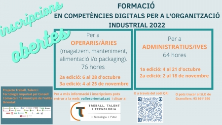 Cursos Treball talent i tecnologia