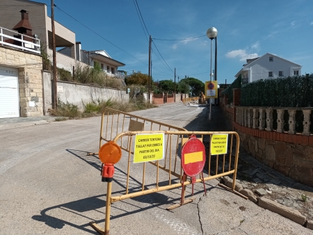 xarxa de clavegueram del carrer Tórtora 