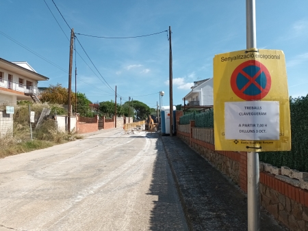 xarxa de clavegueram del carrer Tórtora 