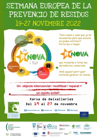 Setmana Europea de la prevenció de residus - RNOVA 2022