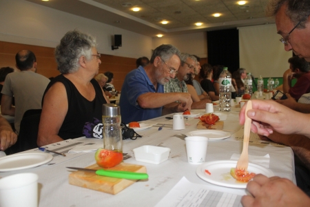 Tast de varietats antigues de tomàquet
