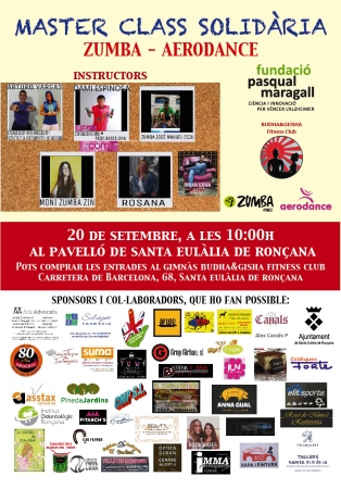 Cartell Masterclass solidària