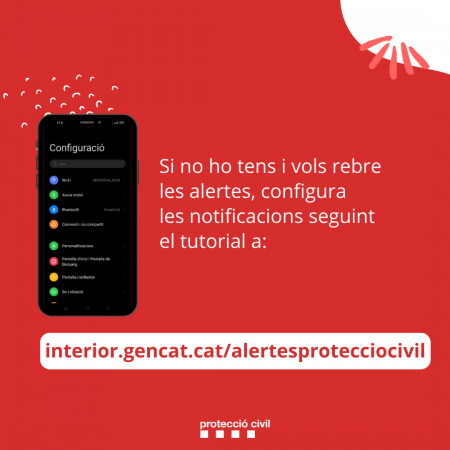 Prova alerta Protecció Civil