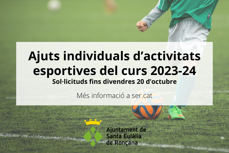 Ajuts individuals activitats esportives