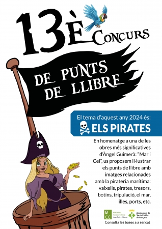 Cartell 13è Concurs de Punts de Llibre