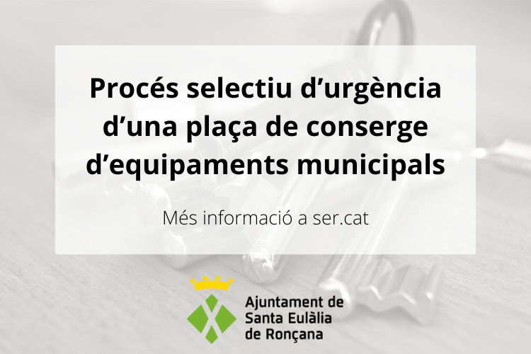 Procés selectiu conserge