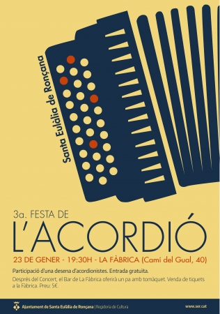 Cartell 3a Festa de l'Acordió