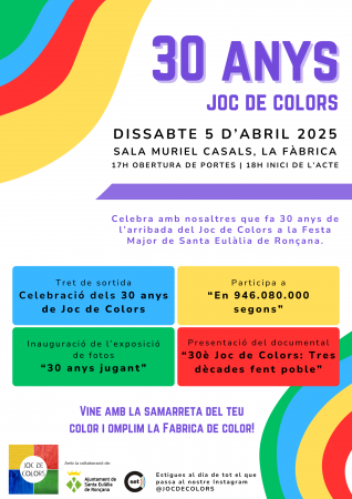 Joc de Colors 30 anys