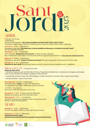 Sant Jordi 2025