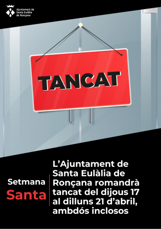 Horari Setmana Santa Ajuntament
