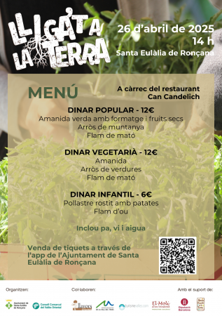 Menú 15a Lliga't a la terra