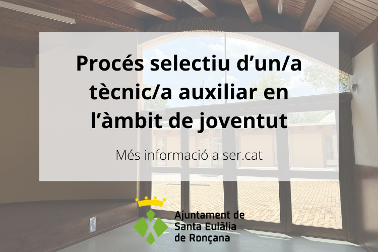 Tècnic auxiliar Joventut