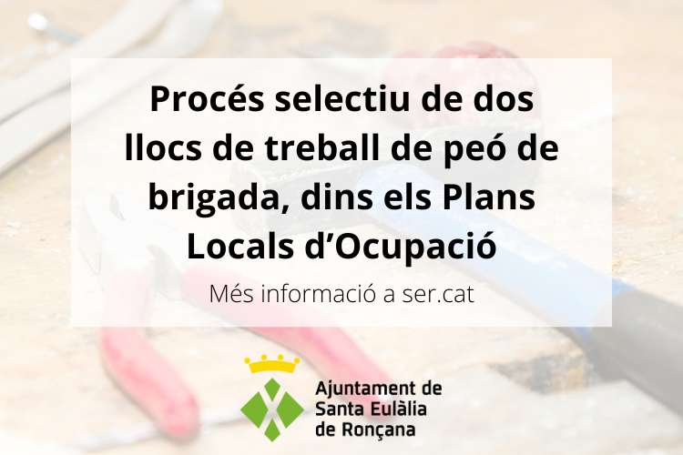 Procés selectiu peó de brigada