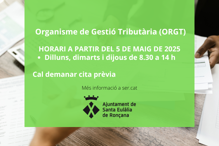 Horari ORGT