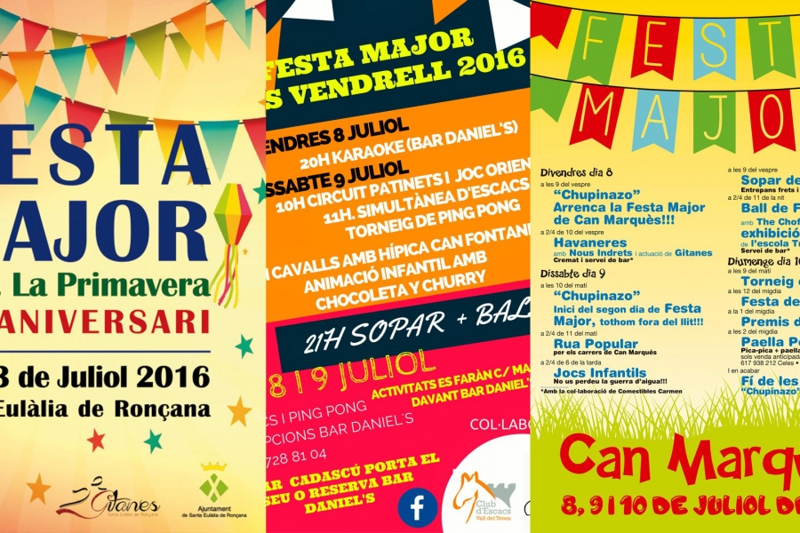 Festes Majors de barris 2016